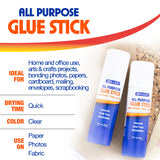 BAZIC 0.7 oz (21g) Premium Glue Stick (2/Pack), pack of 24