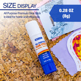 BAZIC 0.28 oz (8g) Premium Glue Stick, pack of 12