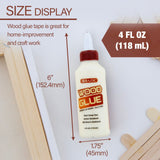 BAZIC 4 FL OZ (118 mL) Wood Glue, pack of 12