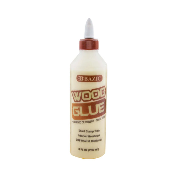 BAZIC 8 FL OZ (236 mL) Wood Glue, pack of 6