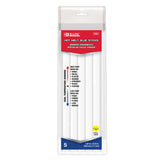 BAZIC 7.87" x 0.43" Dual Temp. Full Size Hot Melt Glue Sticks (5/Bag), pack of 24