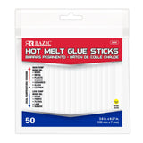 BAZIC 3.9" x 0.27" Dual Temp. Mini Hot Melt Glue Sticks (50/Bag), pack of 12
