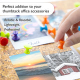 BAZIC Assorted Color Jumbo Push Pins (25/Pack), pack of 24