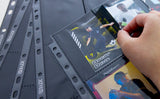 BAZIC Side Loading 9-Pockets Double Sided Trading Card Holders (5/Pack), pack of 24