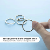 BAZIC 1" Metal Book Rings (12/Pack), pack of 24