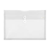 BAZIC Clear Side Loading Letter Size String Envelope, pack of 50