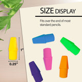 BAZIC Neon Eraser Cap (50/Pack), pack of 24