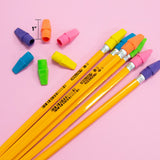 BAZIC Neon Eraser Cap (50/Pack), pack of 24