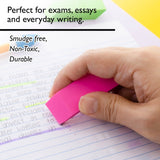 BAZIC Neon Bevel Eraser (6/Pack), pack of 24