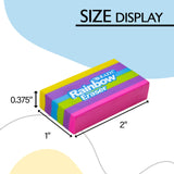 BAZIC Rainbow Eraser (4/Pack), pack of 24