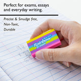 BAZIC Rainbow Eraser (4/Pack), pack of 24