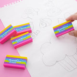 BAZIC Rainbow Eraser (4/Pack), pack of 24