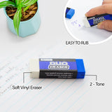 BAZIC Two-Tone Eraser (4/Pack), pack of 24