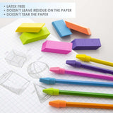 BAZIC Neon Eraser Sets (12/Pack), pack of 24