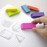 BAZIC Neon Eraser Sets (12/Pack), pack of 24