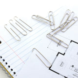 BAZIC No.1 Regular (33mm) Silver Paper Clips (200/Pack), pack of 24