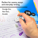 BAZIC White Oval Eraser (4/Pack), pack of 24
