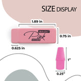 BAZIC Pink Eraser Sets (15/Pack), pack of 24