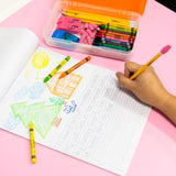 BAZIC Pink Eraser Sets (15/Pack), pack of 24