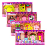 BAZIC Princess Bash 3D Eraser Sets, pack of 24