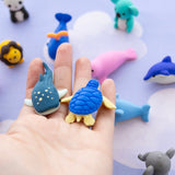 BAZIC Wildlife Adventures 3D Eraser Sets, pack of 24