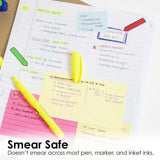BAZIC Yellow Pen Style Fluorescent Highlighters w/ Pocket Clip (12/Box), pack of 12