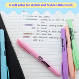 BAZIC Pen Style Pastel Highlighters w/ Pocket Clip (5/Pack), pack of 24