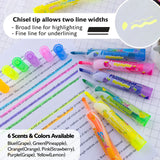 BAZIC Fruit Scented Highlighters (3/Pack), pack of 24
