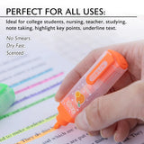 BAZIC Fruit Scented Mini Highlighter 6 colors - 1 pack