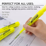 BAZIC Yellow Desk Style Fluorescent Highlighters (3/Pack), pack of 24