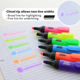 BAZIC Mini Desk Style Fluorescent Highlighters (4/Pack), pack of 24