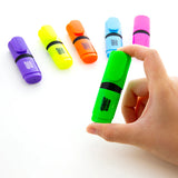 BAZIC Mini Desk Style Fluorescent Highlighters (4/Pack), pack of 24