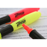 BAZIC Desk Style Fluorescent Highlighters w/ Cushion Grip (3/Pack), pack of 24