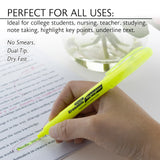 BAZIC Yellow Erasable Highlighters (3/Pack), pack of 24