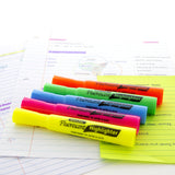 BAZIC Desk Style Fluorescent Highlighters (12/Box), pack of 12