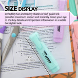 BAZIC Pastel Highlighters w/ Pocket Clip (3/Pack), pack of 24