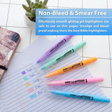 BAZIC 5 Pastel Gel Highlighters, pack of 12