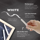 BAZIC White Chalk (20/Bucket), pack of 24