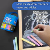BAZIC Color Chalk (20/Bucket), pack of 24