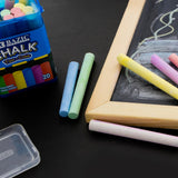 BAZIC Color Chalk (20/Bucket), pack of 24