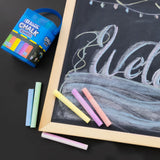BAZIC Color Chalk (20/Bucket), pack of 24