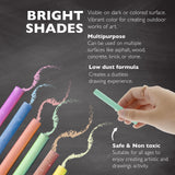 BAZIC Color Chalk (20/Bucket), pack of 24