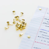 BAZIC 1/2" Brass-Plated Fasteners (100/Pack), pack of 24