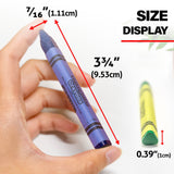 BAZIC 8 Color Premium Jumbo Triangle Crayons, pack of 24