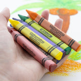 BAZIC 8 Color Premium Jumbo Triangle Crayons, pack of 24