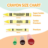 BAZIC 24 Color Premium Crayons, pack of 24