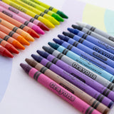 BAZIC 24 Color Premium Crayons, pack of 24