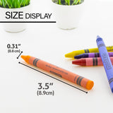 BAZIC Crayons 16-Count, Non Toxic Drawing Crayon (16/Pack), 24-Packs