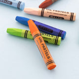 BAZIC Oil Pastel Jumbo 12 Color, Coloring Drawing Pastel, 24-Pack