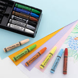 BAZIC Oil Pastel Jumbo 12 Color, Coloring Drawing Pastel, 24-Pack
